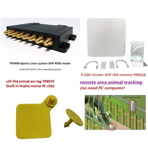 UHU siêu tần số cao RFID động vật kỹ thuật số nhãn lợn bò cừu Tai RFID nhãn trang trại phòng chống dịch bệnh kiểm soát truy cập thẻ - Product Image 5