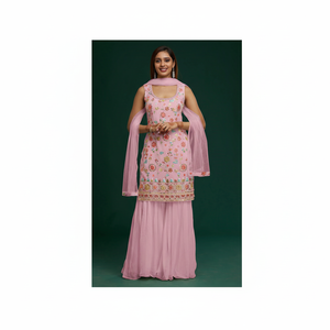 Nouvelle tendance : Salwar Kameez Palazzo pour mariage et occasions spéciales, provenant d'un fournisseur indien à prix de gros - Product Image 1