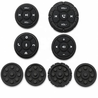 Contrôleur de volant automobile, clavier en silicone, panneau de commande directionnel sans fil pour voiture, bouton en caoutchouc