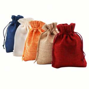 Cheap Coffee Beans Tea Spices Storage Wedding <b>Gifts</b> Recyclable Natural <b>Small</b> Burlap <b>Bag</b> With Drawstring - Product Image 6