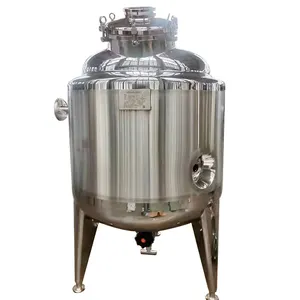 Stainless steel liquid heating food grade sterilization hot water storage tank