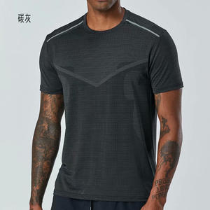 تي شيرت صيفي للرجال رياضة الركض وبناء العضلات وتشكيل الجسم ملابس صالة الألعاب الرياضية واللياقة البدنية والعمل في الهواء الطلق تدريب قمصان الرجال - Product Image 6