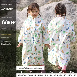 Impermeabile per Bambini Lungo e Completo con Protezione per Zaino, per Ragazzi e Ragazze, Studenti delle Scuole Elementari, Escursioni e Gite all'Aperto - Product Image 6