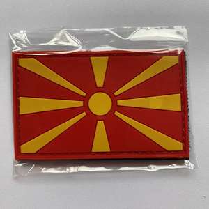 PVC UN Flag Patch Nações Unidas PVC Rubber <span class=keywords><strong>Hook</strong></span> & <span class=keywords><strong>Loop</strong></span> Fastener Patch para Tático - Product Image 6