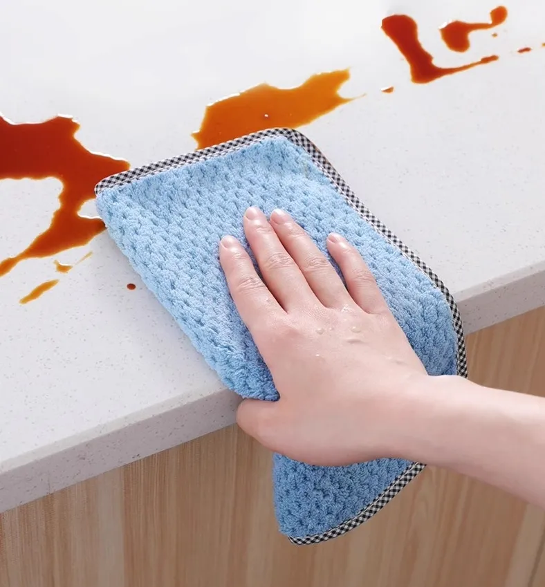 Asciugamano per autolavaggio in microfibra panno per la pulizia della cucina asciugamano in microfibra asciugamano per la pulizia dei piatti in tessuto ad asciugatura rapida