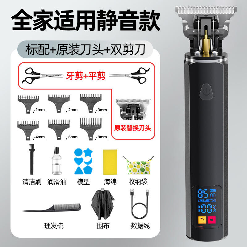 Gunmetal haircut set