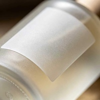 Autocollant alimentaire YSB holographique, durable, imperméable, résistant à l'huile, de qualité alimentaire, transparent givré, ISO 22000, découpe personnalisée, auto-adhésif