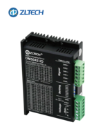 ZLTECH Stepper Driver Motor, 2 fase Nema17/23/34 DM5042 24-50V DC 1-4.2A, kirim Pulse saja Analog IO kontrol kecepatan
