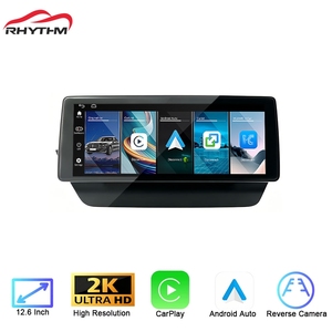 Rhythm 12.6 Inch Car Dashboard Monitor Split Screen Function Multi Task Running Hd Display for BMW X1 E84 2010-2015 CIC System - Product Image 1