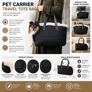 Bolsa de Transporte para Mascotas Personalizada, Resistente al Agua, con Cierre de Cremallera, Diseño de Alta Calidad, Fabricada con Poliéster Reciclado - Product Image 1