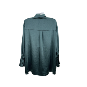 Chemisiers vert foncé <span class=keywords><strong>de</strong></span> haute qualité pour femmes <span class=keywords><strong>de</strong></span> bureau Chemisiers longs pour femmes pour le <span class=keywords><strong>travail</strong></span> - Product Image 3