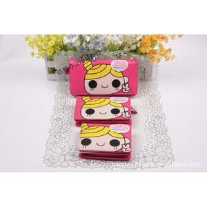 <b>Cute</b> Cartoon Wallet Set 7 Inch Horizontal Square Zipper Multifunctional For Girls Japan Style Anime Pattern - Product Image 1