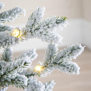 شجرة عيد الميلاد الصغيرة المتدفقون من البولي إيثيلين ، محاكاة سقوط الثلج ، شجرة عارية 60 ،/90 ، مصنع مخصص للبيع بالجملة - Product Image 3