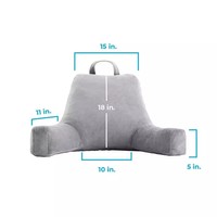 Fabricant chinois, vente en gros, support lombaire ergonomique, 100% polyester, coussin de lecture en forme de U, rembourrage en fibres creuses 3D