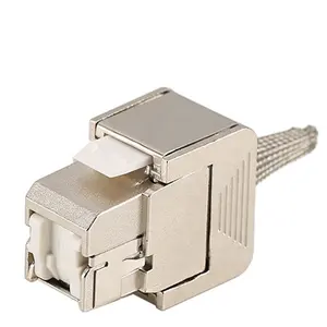 VOL-OCK6A-SE blindé sans outil jack keystone fermé cat6a STP RJ45 module réseau connecteur femelle