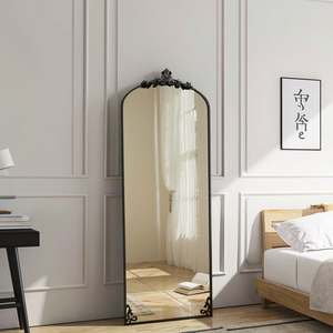 Large <strong>Gothic</strong> Arched Handmade Glass <strong>Mirror</strong> Modern Luxury Metal Framed Retro Vintage Rustic Style Wall <strong>Mirror</strong> for Bathroom Living - Product Image 5