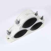 Clip de fixation pour câble treillis JGPD Trefoil HV, corps en FRP/SMC pour postes de transformation et installation de lignes, gestion de câbles 3 conducteurs