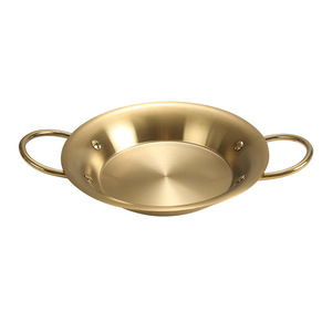 Stainless Steel Multi Functional Pot 20.5cm 22.5cm 24.5cm 26.5cm 28.5cm Round Double Handle Frying Pan Easy Clean - Product Image 2