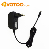 Adaptateur secteur Votoo 24W DC 12V 2.0A en matériau PC pour bandes LED, caméras CCTV, prise AU/UK/EU/US