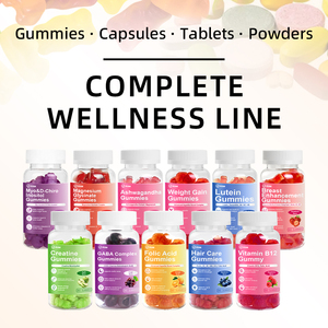 Gummies pour la santé du cerveau en marque privée, oméga 3 DHA EPA, saveur orange, complément alimentaire, vitamines pour enfants et adultes, OEM ODM - Product Image 3