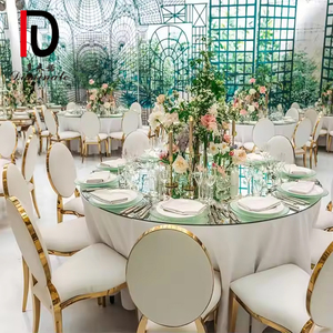 Silla de trono de boda real de plástico de lujo para la novia y el novio-Silla personalizable de alta calidad para eventos y comedor - Product Image 4