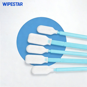 Hisopos de Limpieza Industriales WIPESTAR, 100 Unidades, Hisopos de Limpieza 712 <span class=keywords><strong>para</strong></span> Salas Limpias, <span class=keywords><strong>para</strong></span> Lentes de Máquinas de Soldadura/Corte Láser, Sensores de Precisión - Product Image 1