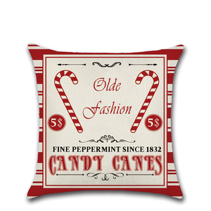 ปลอกหมอนตกแต่งคริสต์มาสลายต้นสนคริสต์มาสปลอกหมอนอิงสำหรับตกแต่งบ้านดีไซน์ตามสั่ง - Product Image 2