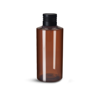 Usine En Gros Vert Ambre 100ml 150ml 200ml Bouteille De Toner De La Peau En Plastique Fenty Bouteilles avec Couvercle En Alumine Noire