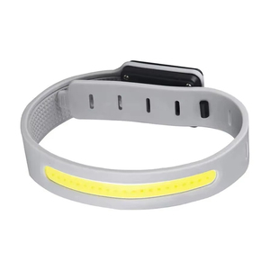 Cob הוביל אור armband 350mah 500lm ספורט לילה פועל אזהרת זרוע רגל פלדה סוג אור-USB נטענת עמיד למים - Product Image 1