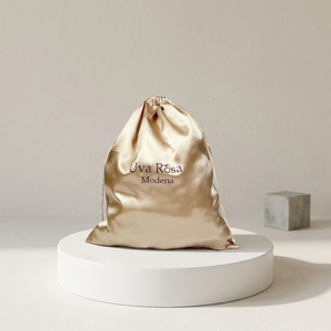 Custom Luxury Silk Satin Hair Bundle Dustbag Wig Handbag Shoe Hats Packaging Gift Storage Bags <strong>Drawstring</strong> <strong>Pouch</strong> for Baseball Cap - Product Image 1