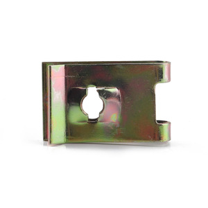 Metal U Type <b>Clip</b> For Motorcycle Electric Bike <b>Car</b> License Plate Mounting Replacement Repair Fastener - Product Image 1