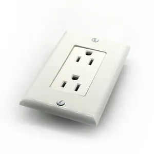 UL Listed Electrical Wall Outlets Residential Grade Self-Grounding Outlet Socket 15a Wall Outlet Switch Socket