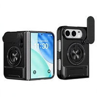 Nouvelle coque de téléphone 2-en-1 avec support anneau pour iPhone Duo 18 17 16 15 14 13 12 11, protection robuste de l'appareil photo, étui de designer avec refroidissement
