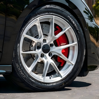 JWYC Nouvelles jantes en alliage d'aluminium forgé argentées de 17 à 24 pouces 5x100/112/114.3/120 pour Audi A4/A6/Q5/RS4 pour C260/E300