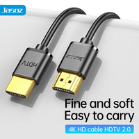 Câble HDMI haute vitesse 4K 60Hz ultra fin plaqué or pour téléviseurs Ultra HD, projecteurs, moniteurs PVC OFC 0,5M 1M 2M 3M 5M