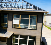 Maison préfabriquée de luxe en structure légère en acier, maison modulaire en ossature légère en acier, construction de maison préfabriquée, villa