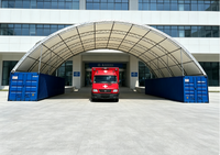 Estructura de Membrana Arqueada Industrial Personalizada, Gran Toldo de Membrana Tensada para Uso en Exteriores y Personalizado