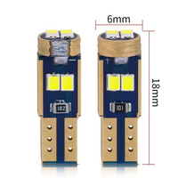 T5 LED Ampoule Canbus W3W W1.2W 2016 6 SMD Voiture Intérieur Lumière Tableau de Bord Avertissement Lampe Indicateur Wedge Auto Instrument Lampe 12V