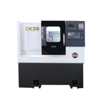 Tour à métaux CNC CK36 CK46, prix, puissance, 12 outils, changeur automatique, tour à tourelle CNC