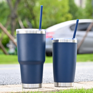 Custom logo 20oz 30oz Multi-colored Metal <b>Hot</b> Cold <b>Drink</b> Beer Cup Stainless Steel Vacuum Insulated Tumbler Coffee Travel Mug - Product Image 6