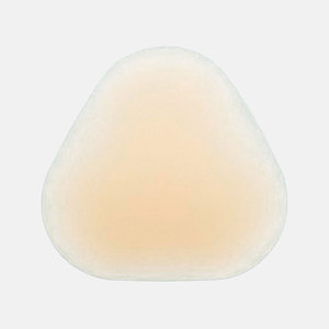 女性用防水再利用可能な接着剤100% シリコーン見えないブラ三角形乳首カバー胸花びらパッド - Product Image 5
