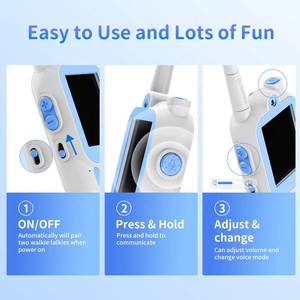 Walkie Talkie Mainan Anak Jarak Jauh Komunikasi Interkom Genggam Transmisi Nirkabel Set Walkie-talkie dengan Kamera - Product Image 5