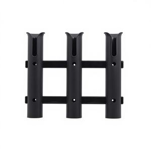 Support de canne à pêche en plastique à trois sections avec support de montage en nylon, support de canne à pêche marine, supports de canne durables - Product Image 2