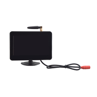 Sistema de cámara inalámbrica con monitor de 5 pulgadas, cámara de respaldo inalámbrica con vista trasera inversa para coche