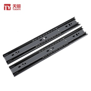 รางลิ้นชักแบบยืดได้เต็มที่ ทำจากสแตนเลส 3 ตอน พร้อมลูกปืน สำหรับตู้ครัว - Product Image 1