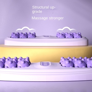 Vierreihiger Rollenfußmassagegerät mit Akupunktur-Magnetperlen, Therapiegerät aus umweltfreundlichem Kunststoff für Haushalt, Gesundheitspflege und Sport - Product Image 4