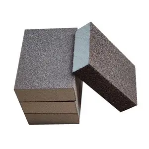 100*70*25mm80# Emery Washing Abrasive Sanding Sponge Sanding Block