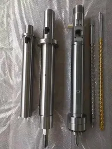 सभी प्रकार के इंजेक्शन मोल्डिंग मशीन नए डिजाइन किए गए मिश्र धातु इंजेक्शन स्क्रू और बैरल