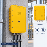 Kotak Panggilan Darurat Handsfree Warna Kuning Dengan Operasi Satu Sentuhan untuk Pembangkit Listrik, Telepon Anti Ledakan yang Dipasang di Dinding