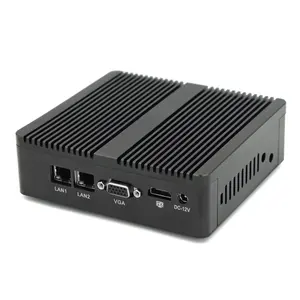 h1ミニpc Suppliers-ライブラリCpuJ1900産業用コンピューターLinuxに使用されるX86Wifi 2Gb Ram Ddr3 Mini Pcを備えたデュアルLANポート全体